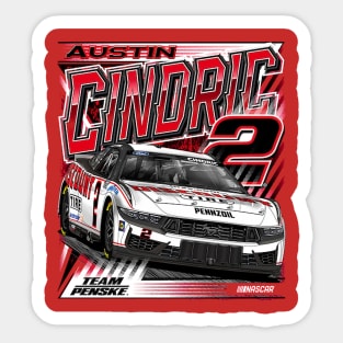 Austin Cindric Red Car Sticker